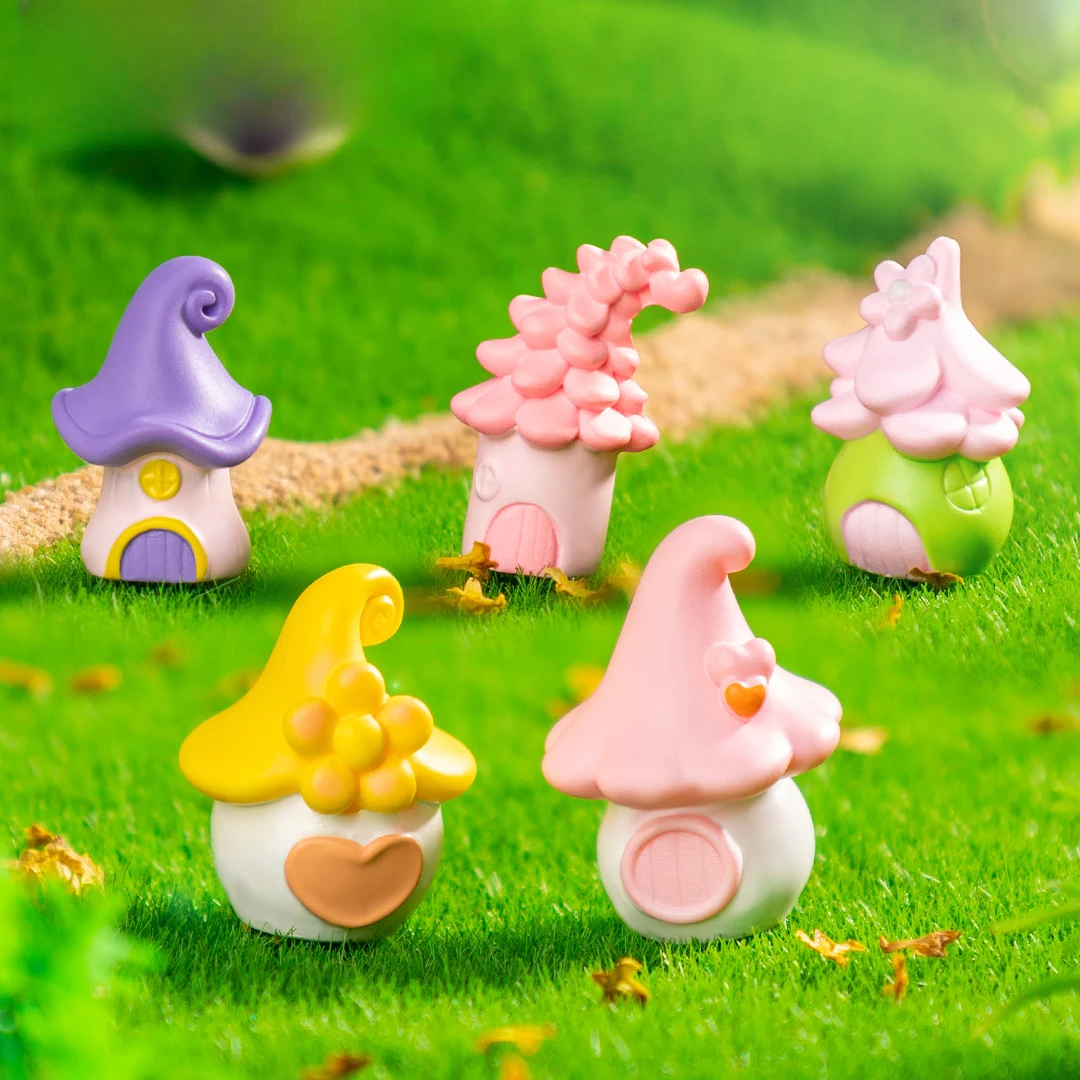 【直播拆】微景观创意卡通精灵小房子diy迷你立体小摆件立体