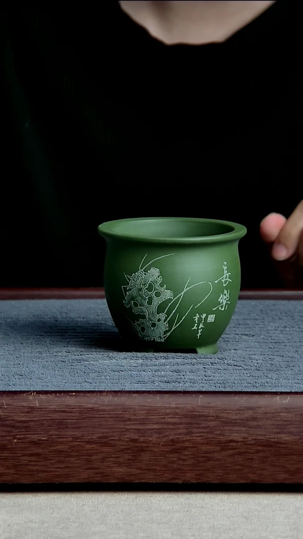 紫砂花盆7.5*7内径紫砂花盆