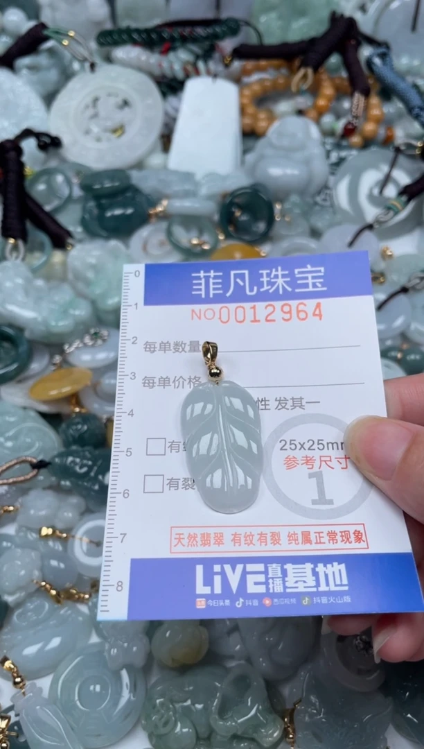 颈饰未镶嵌翡翠12964