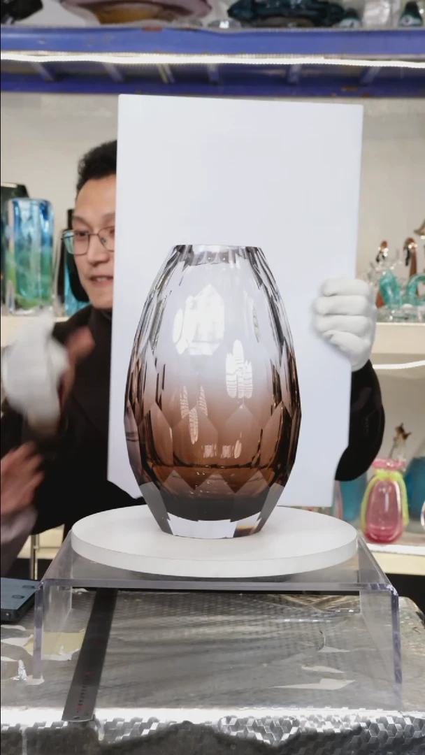 【闪购商品】琉璃【幻彩】高30精品琉璃正常手工痕迹