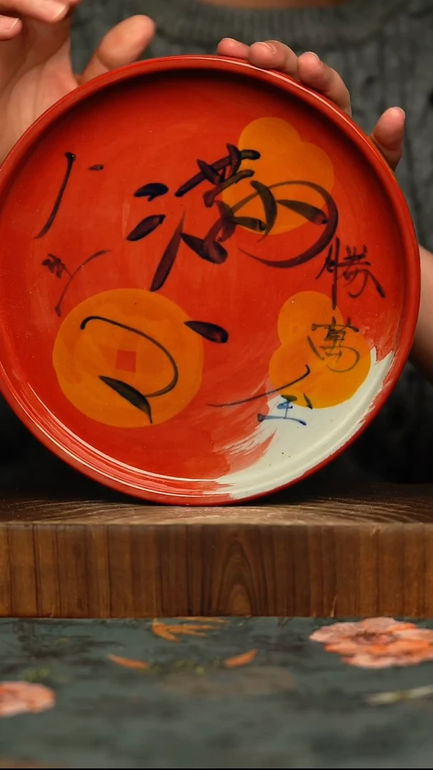杯釉下彩手工手绘同款陶器