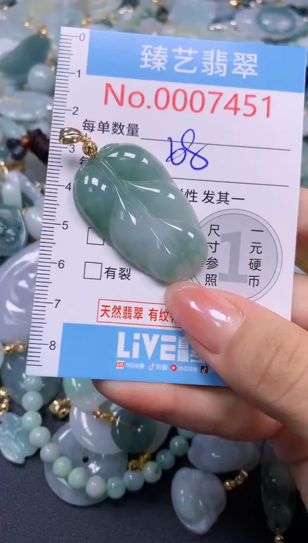 颈饰未镶嵌翡翠7451