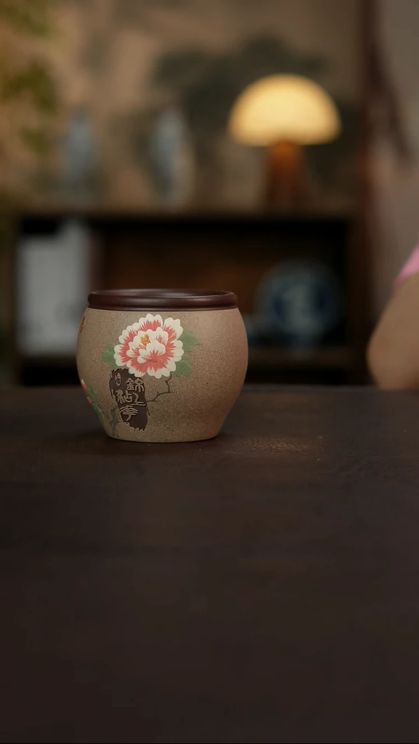 杯景德镇陶瓷杯碗柴烧多人