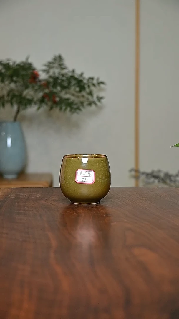 大*嘻77#暖心杯 矿石釉 微瑕 无款