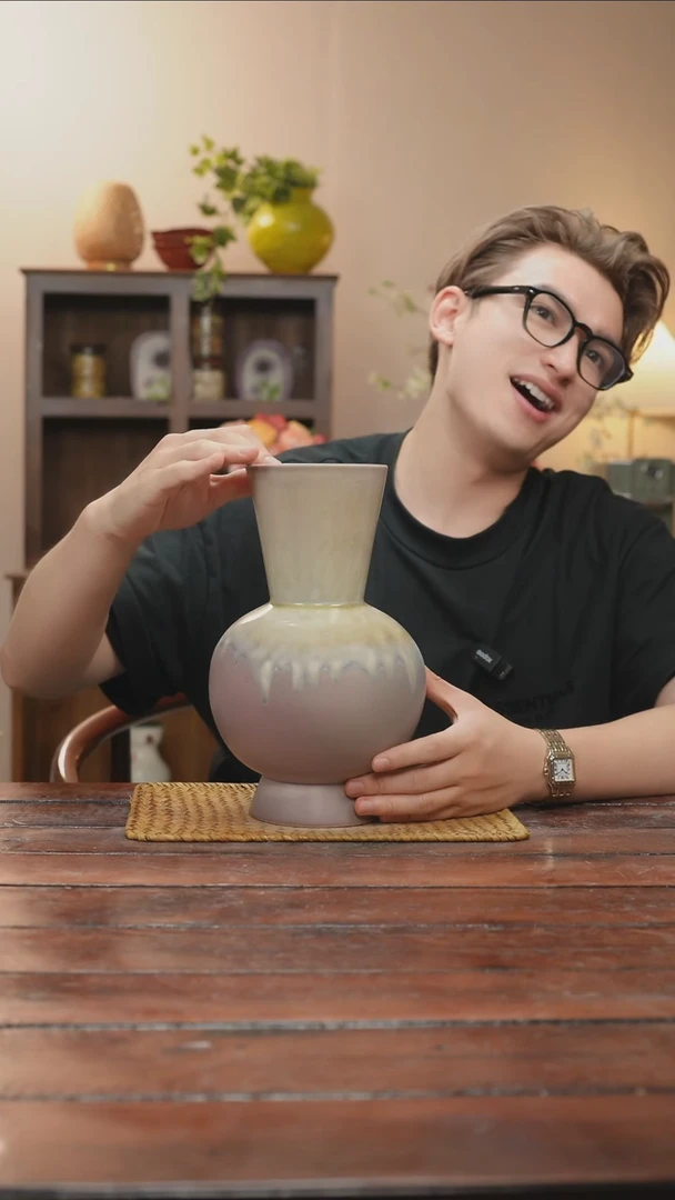 景德镇手作艺术感花瓶