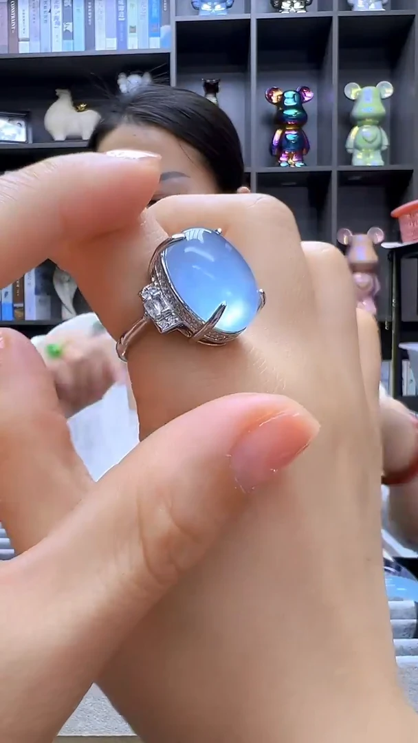 翡翠银S925镶嵌颈饰丹丹diy劲饰