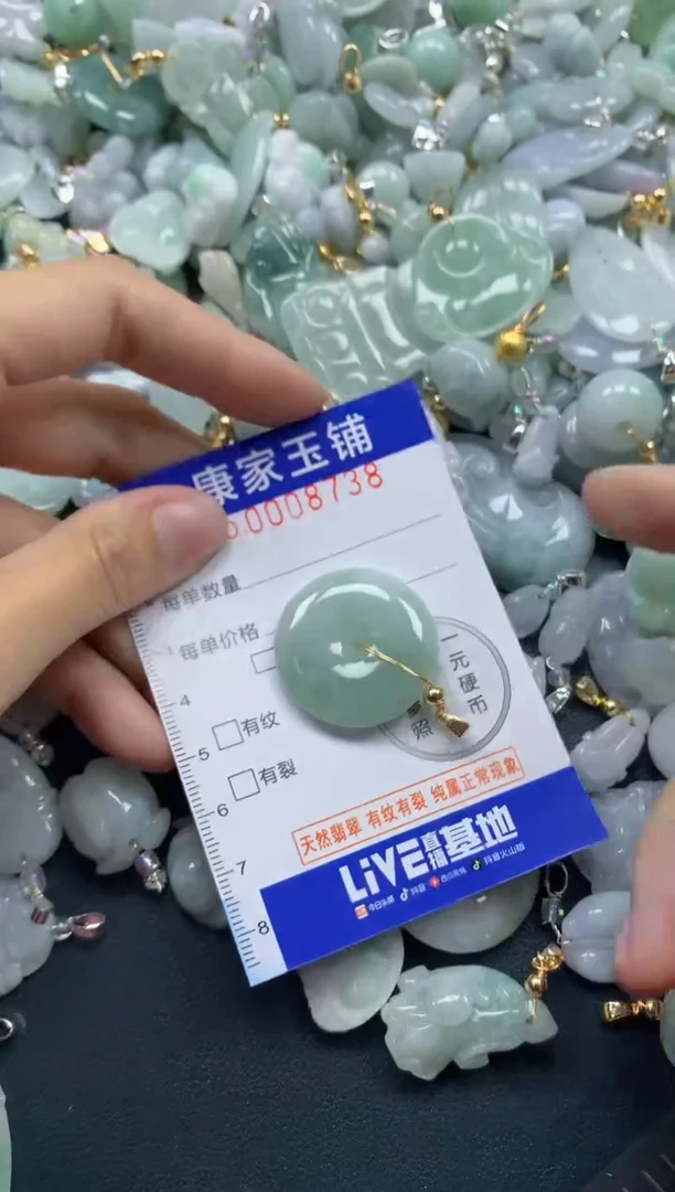颈饰未镶嵌翡翠8738