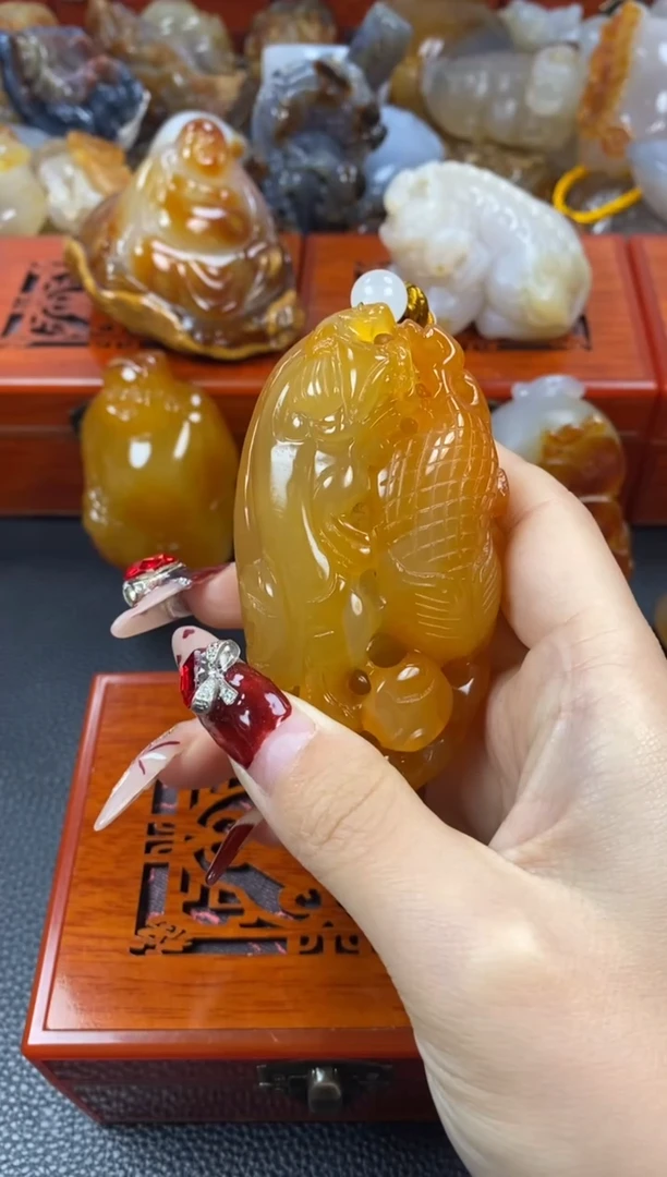 【闪购商品】玛瑙/玉髓手把未镶嵌1