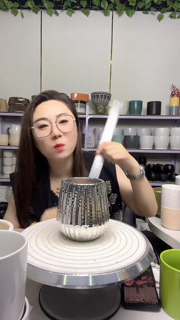 陶瓷花盆默认打孔宽高9.5-12.5