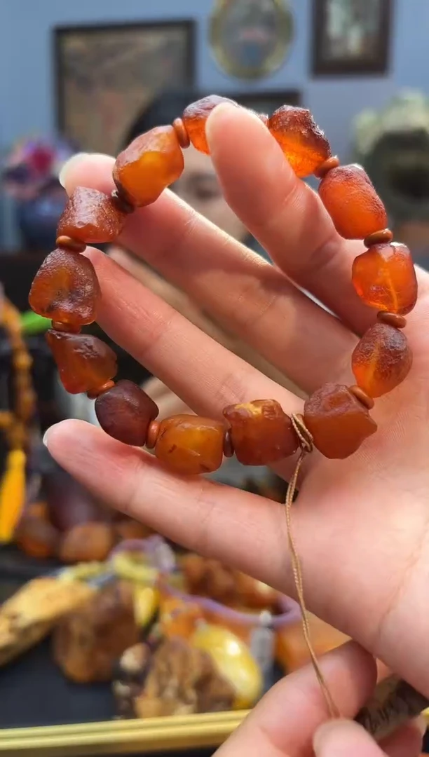 手串琥珀未镶嵌手串