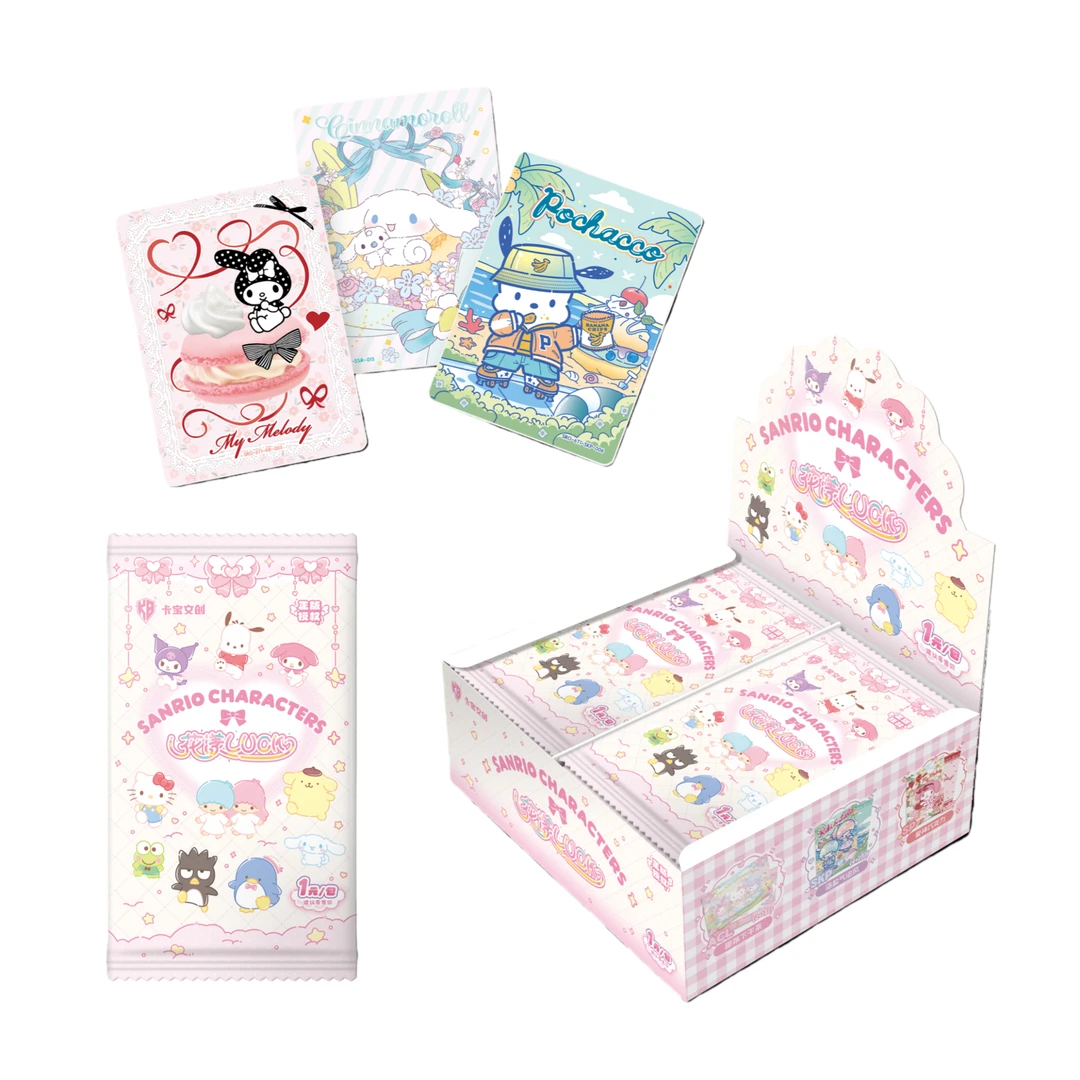 宠粉【梨花猫】卡宝三丽鸥花漾luck第六弹 V1-收藏卡牌盲盒（代拆）