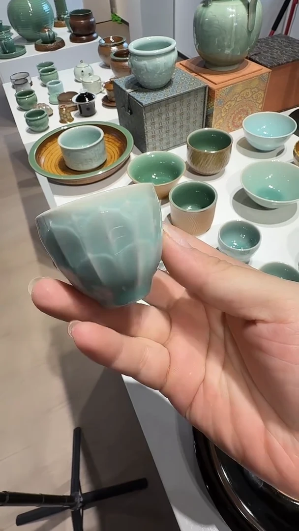 青瓷手工茶器包邮不带礼盒