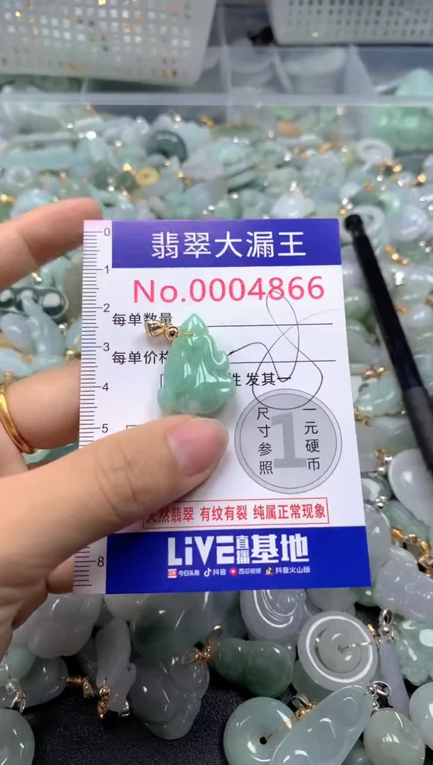 颈饰未镶嵌翡翠4866
