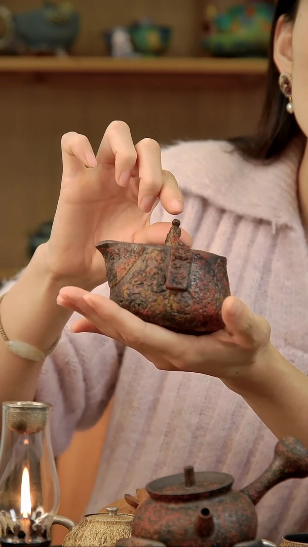 言野手作 岩矿敦煌宝瓶