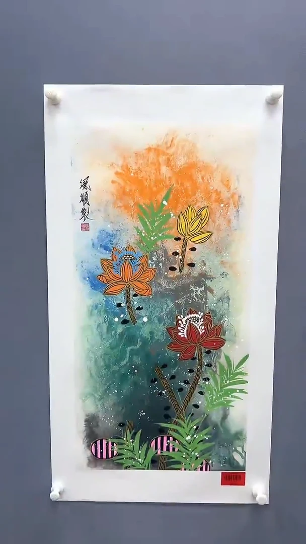 国画杨风顺绘画2pc花鸟