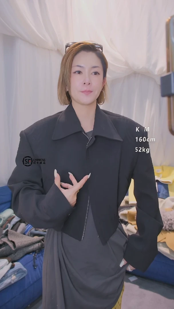 棉外套S L备注尺码