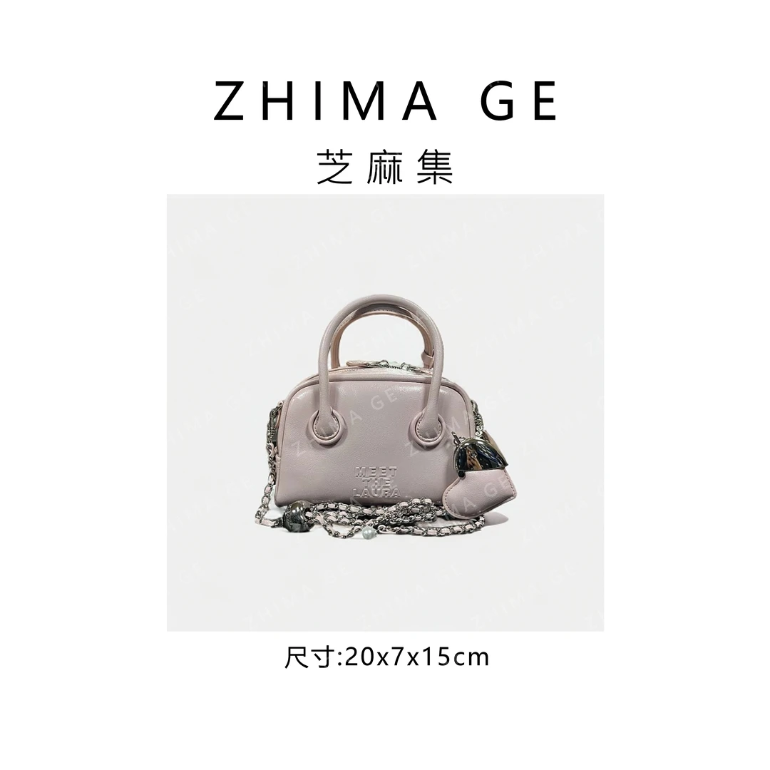 【芝麻集】SD-5273-宿醉樱桃RAIN.CUN时尚休闲百搭腋下斜跨轻奢女包