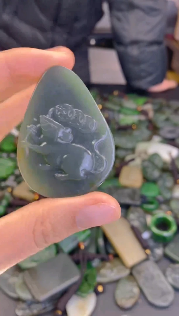 未镶嵌和田玉珠宝半成品1