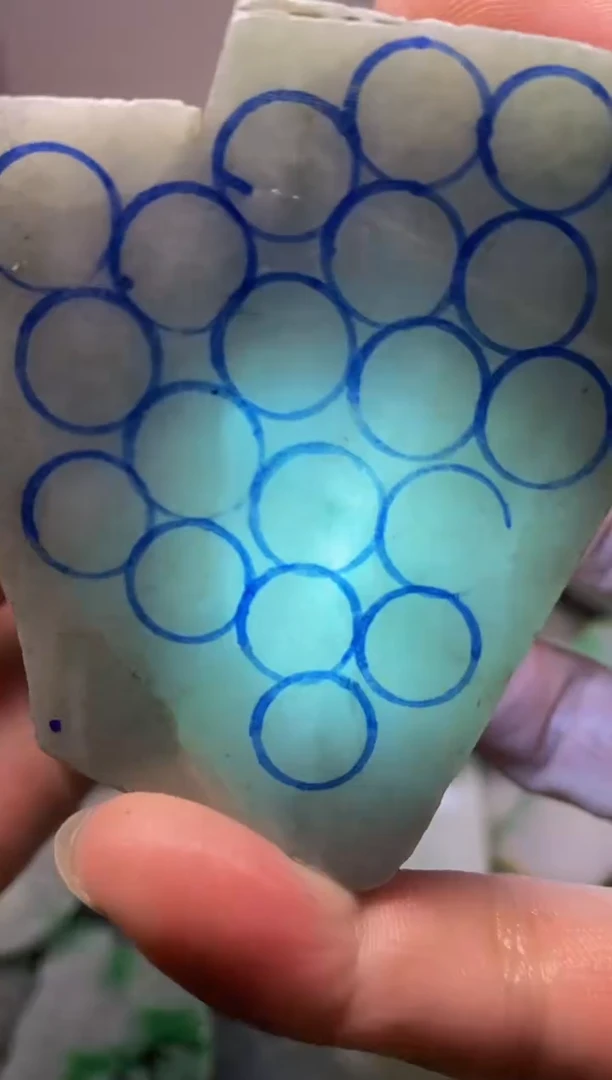 散珠翡翠天然缅甸翡翠A货7