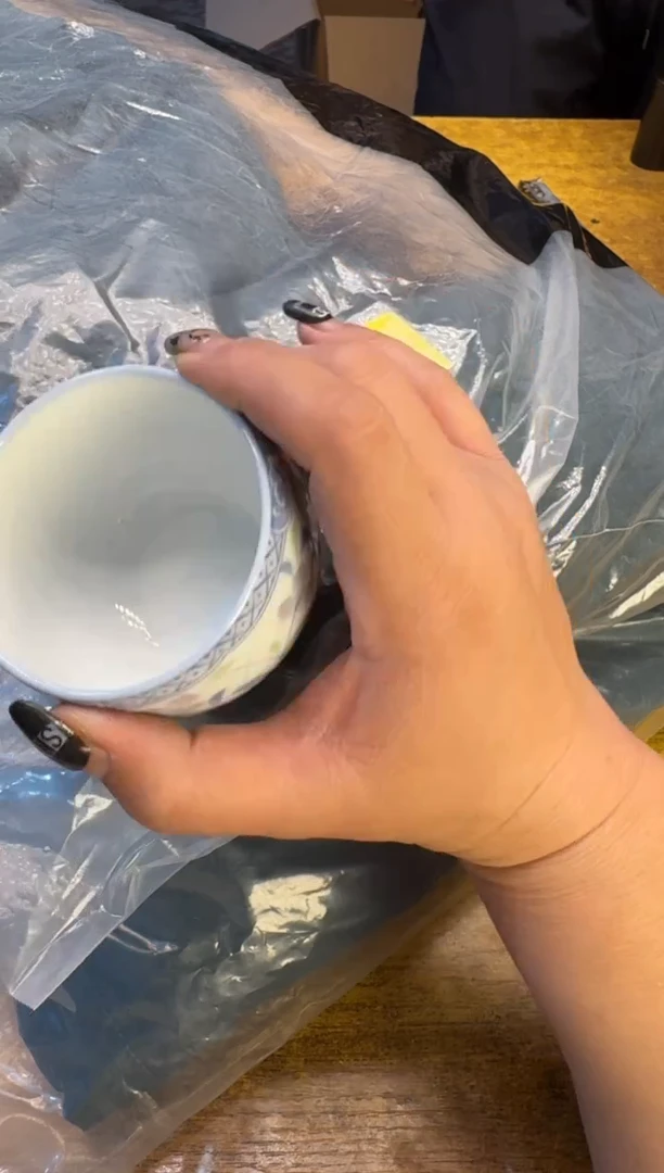 瓷器瓷器瑕疵破破32 M碗