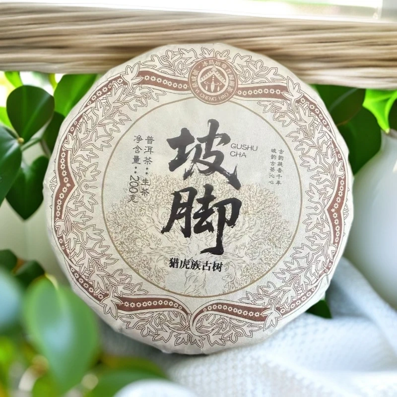 【易成号】2025年春【坡脚·猎虎族森林古树】普洱生茶/200克饼