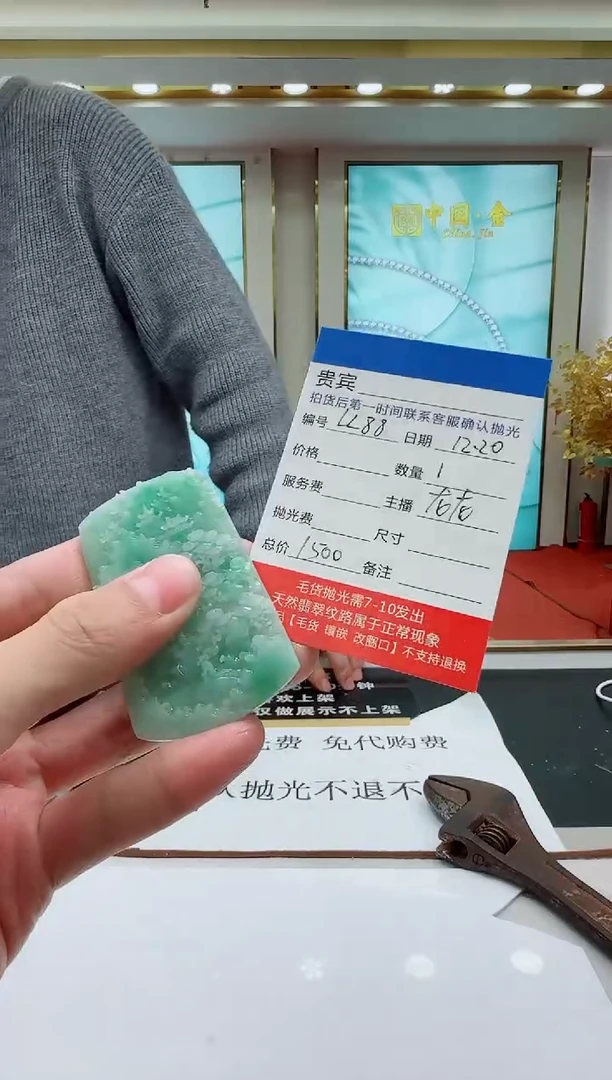 未镶嵌定制翡翠LL88翡翠吊坠赠珠链-多样性发其一