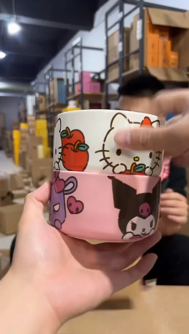 【闪购商品】杯库洛米碗 加kt猫碗