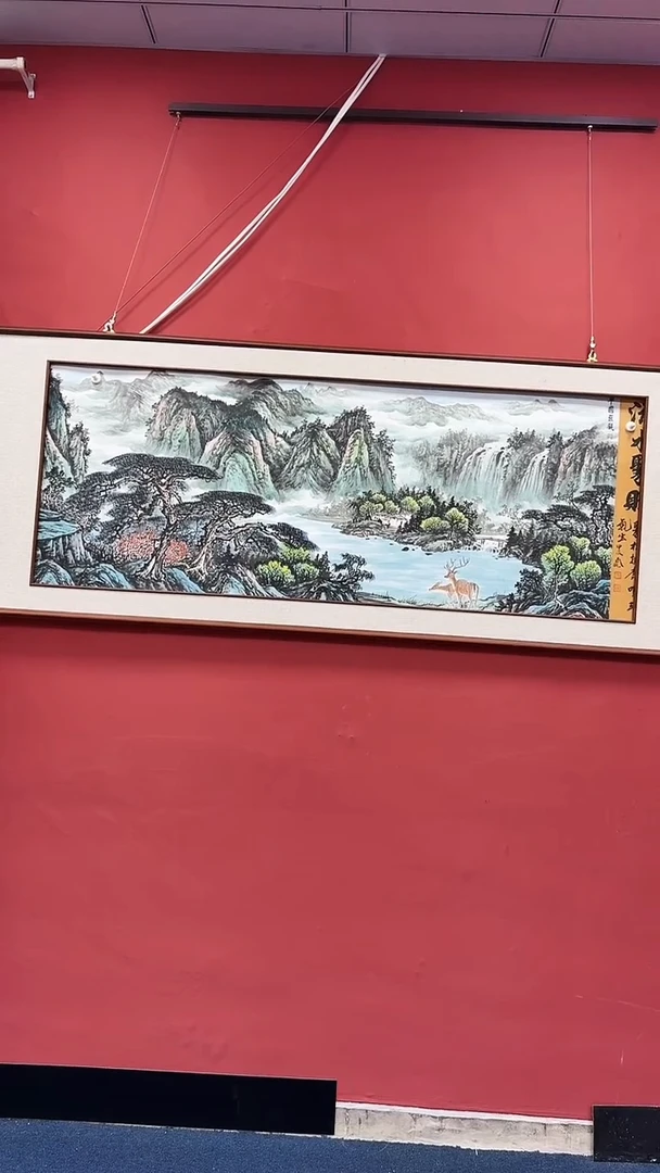 国画李春现山水小六尺