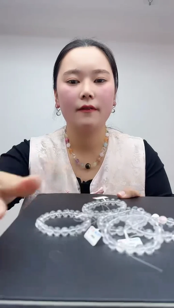 未镶嵌手链水晶天然白阿塞10