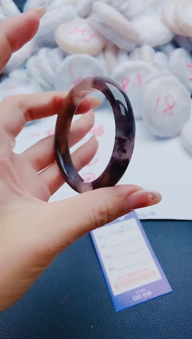 未镶嵌手镯石英质玉N152-55-56