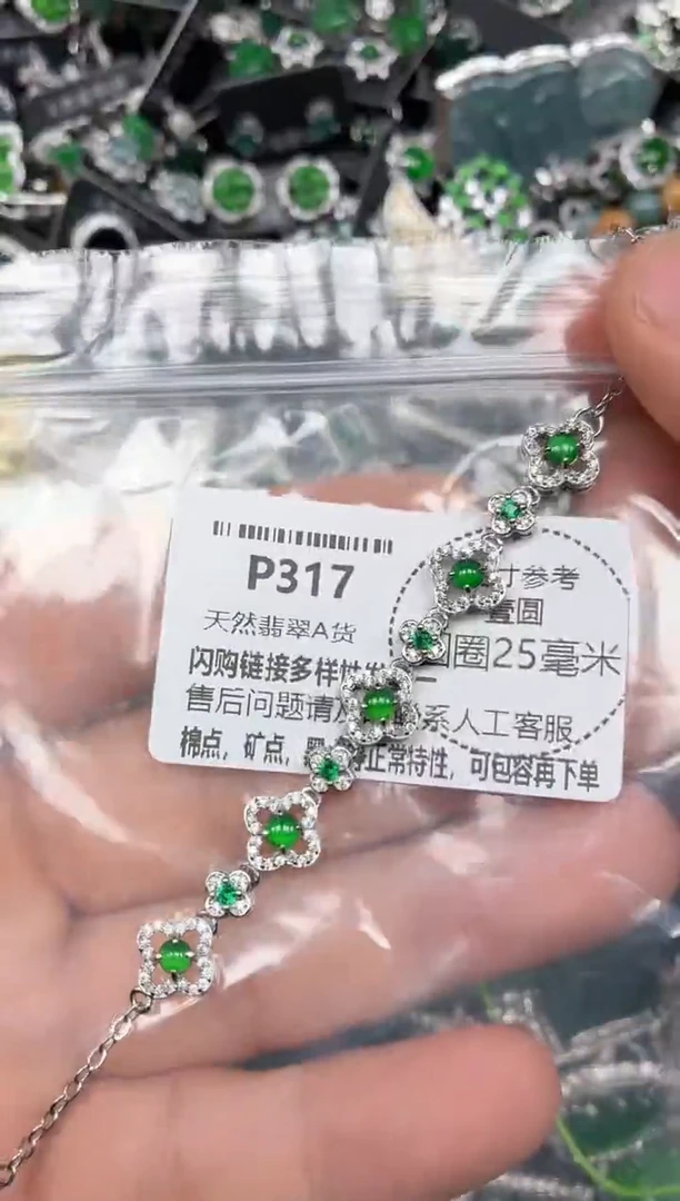 颈饰未镶嵌翡翠P317手链