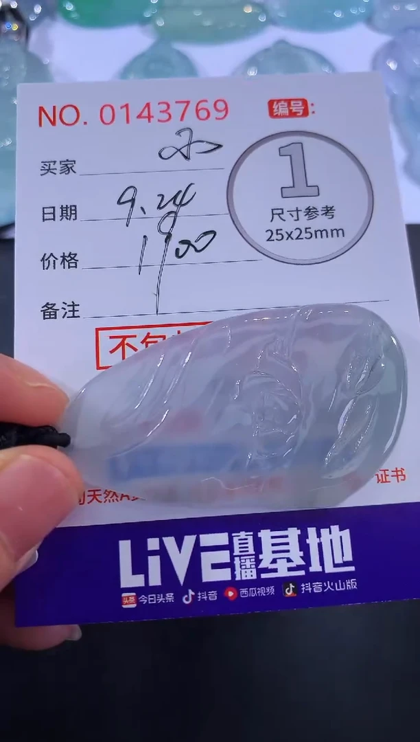 颈饰未镶嵌翡翠小*琳！