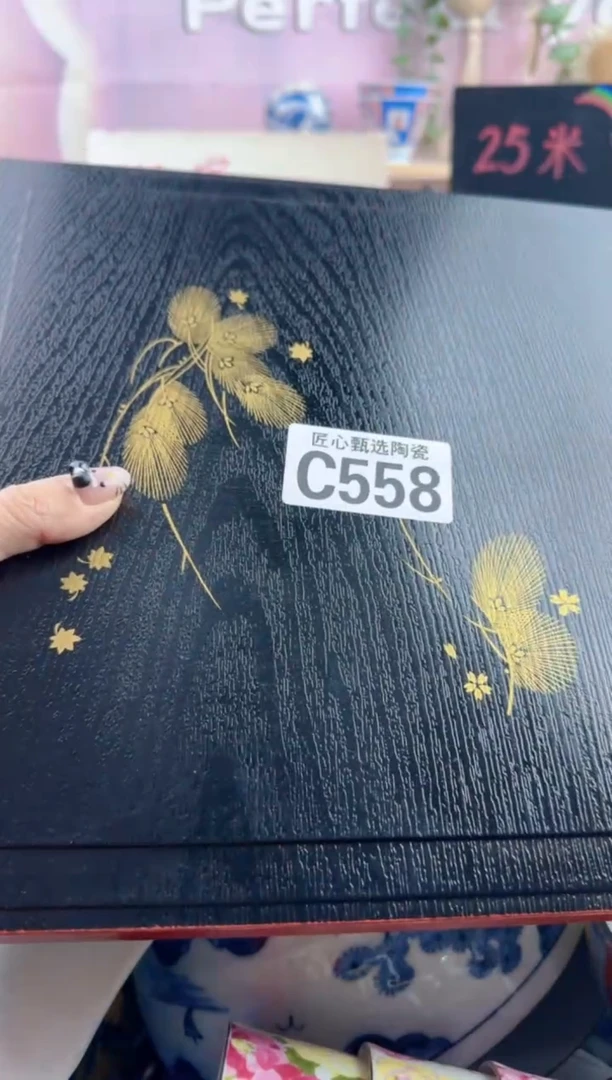 瓷片锦****像     C558