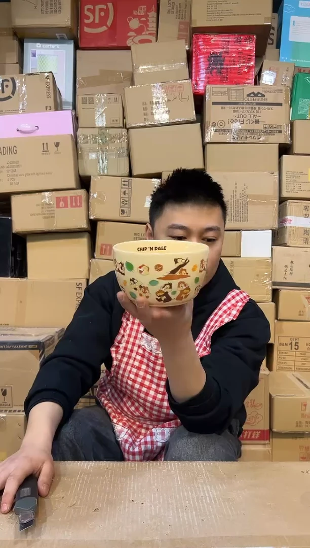 【闪购商品】杯奇奇蒂蒂大碗微瑕碗口变形