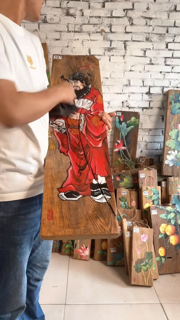 桃核吊坠397号门板画