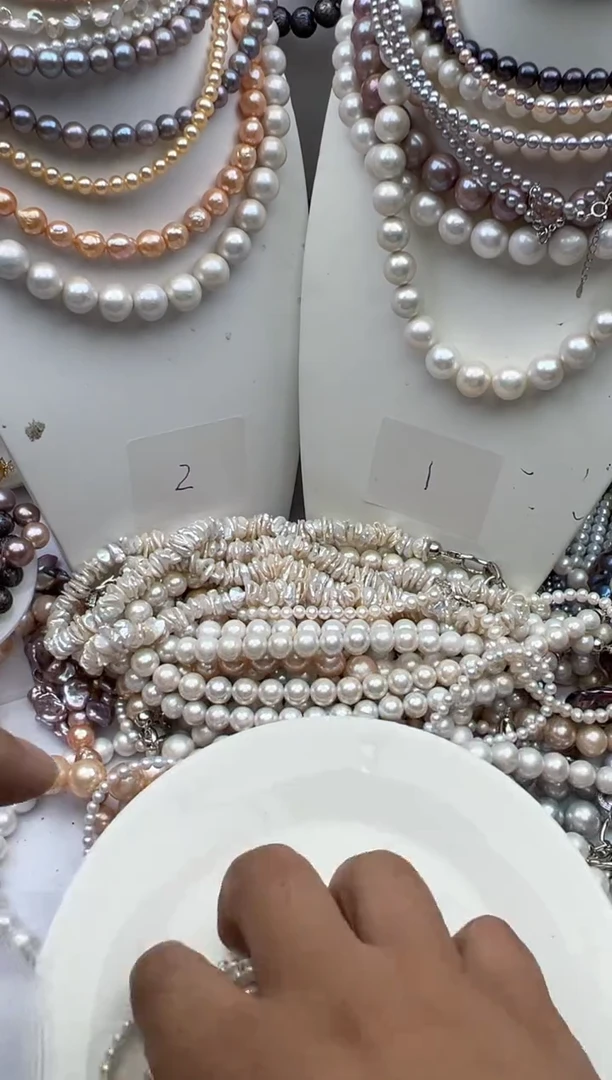 淡水珍珠未镶嵌颈饰1