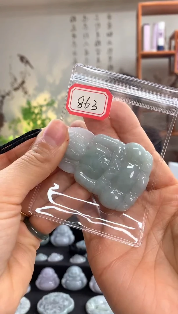 【闪购商品】翡翠颈饰未镶嵌观音863