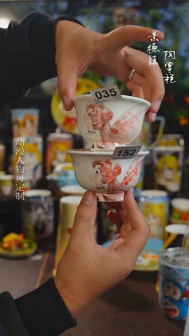 景德镇高温釉下彩纯手工手绘