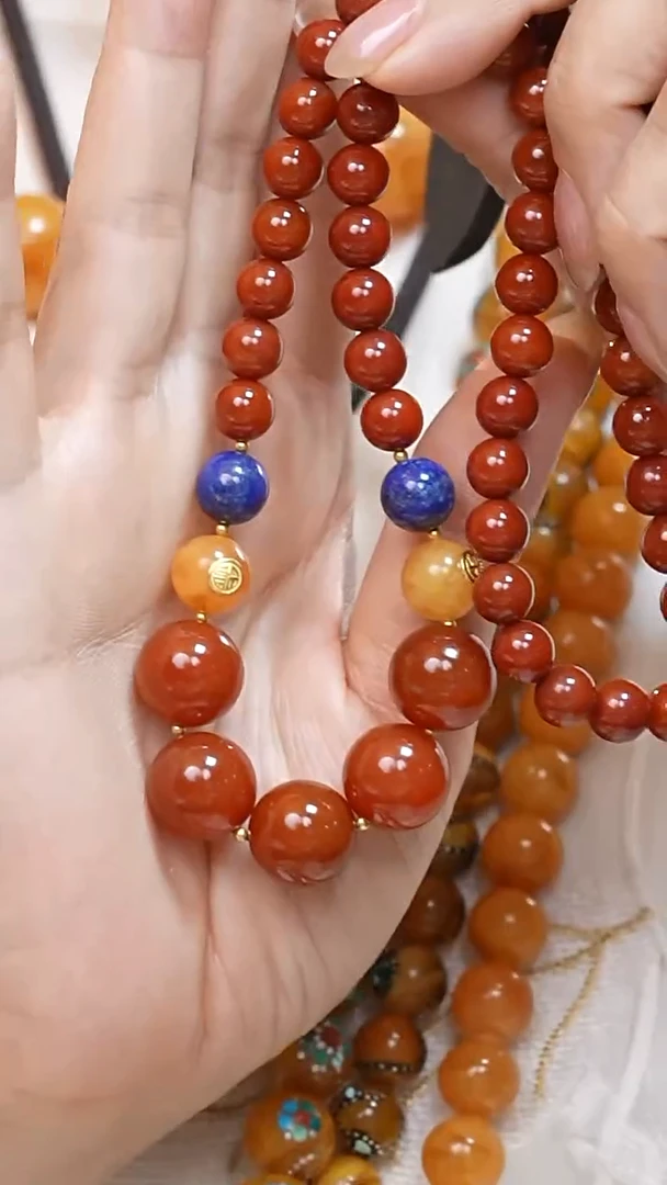 蜜蜡颈饰未镶嵌2794天然蜜蜡珠宝奇石全部保真