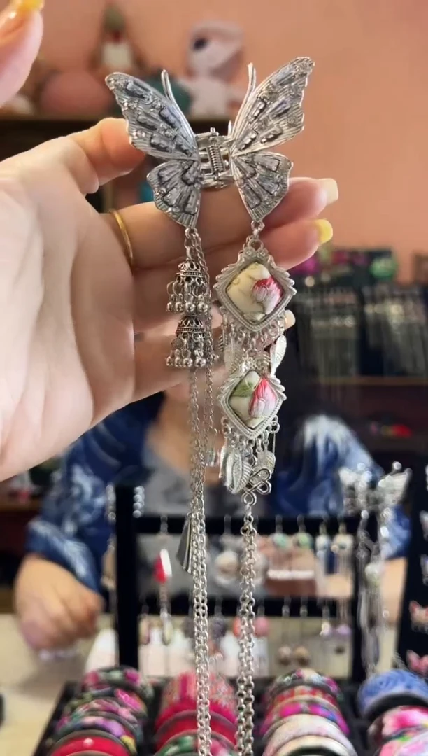 织绣艺枝独绣老绣饰品94