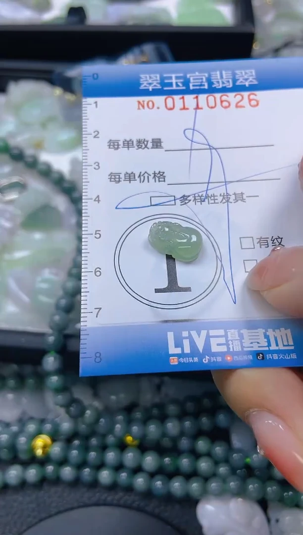 翡翠未镶嵌颈饰闪购0110626