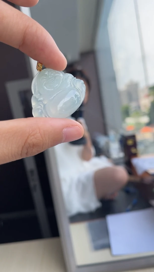 吊坠(不含链)未镶嵌翡翠天然缅甸A货翡翠
