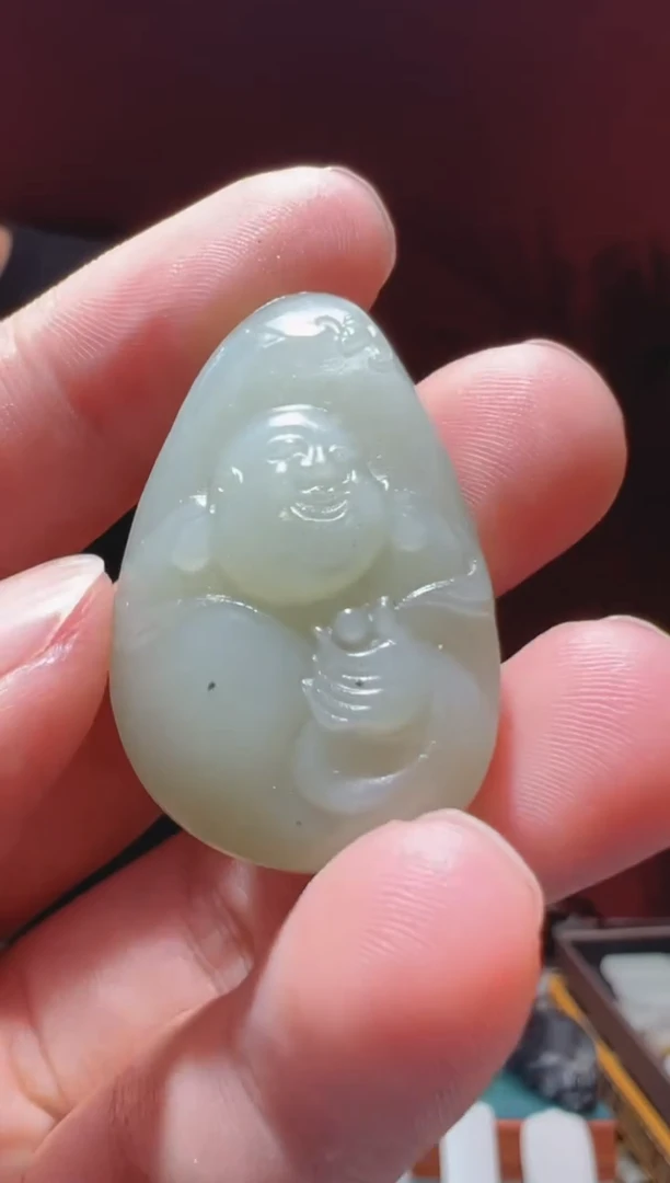 【闪购商品】和田玉吊坠(不含链)未镶嵌1