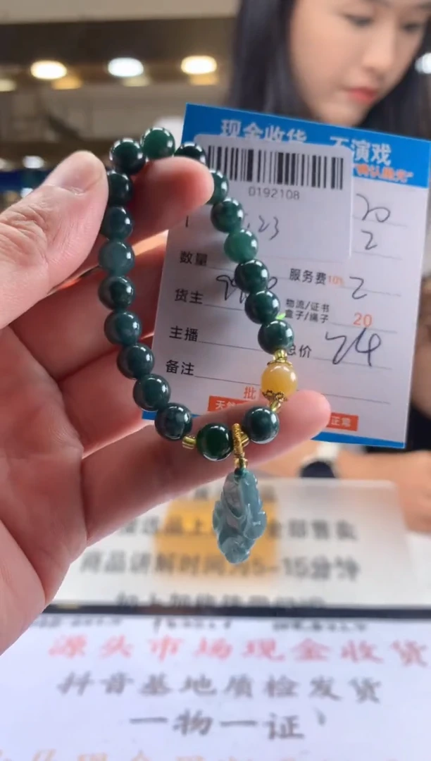 颈饰未镶嵌翡翠天然翡翠A货拍一发一