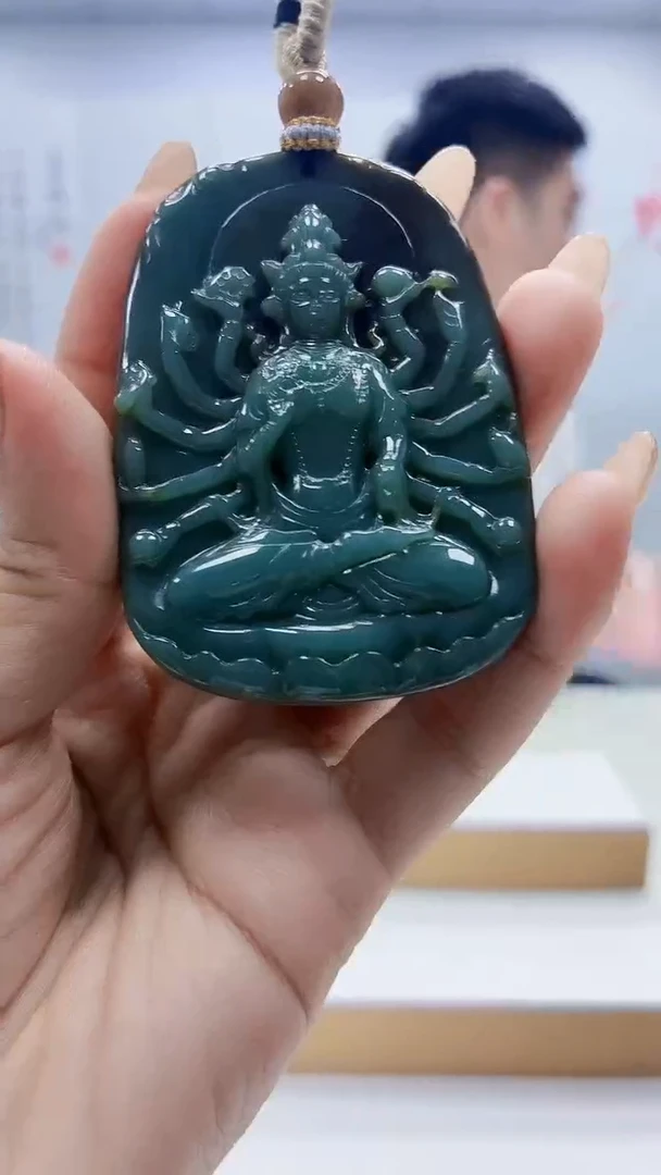 未镶嵌定制翡翠5028ty-毛货挂件14