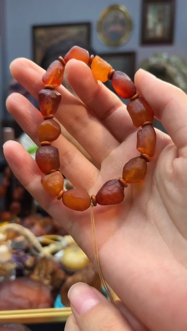手串琥珀未镶嵌手串