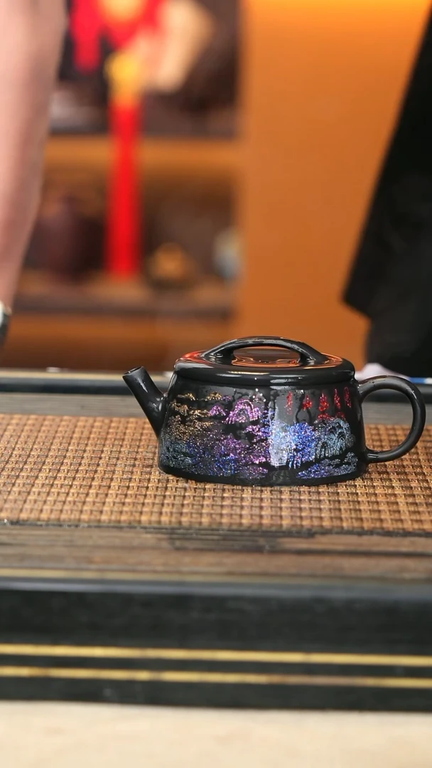 LJY75《山水·静瓦》宝石黑料