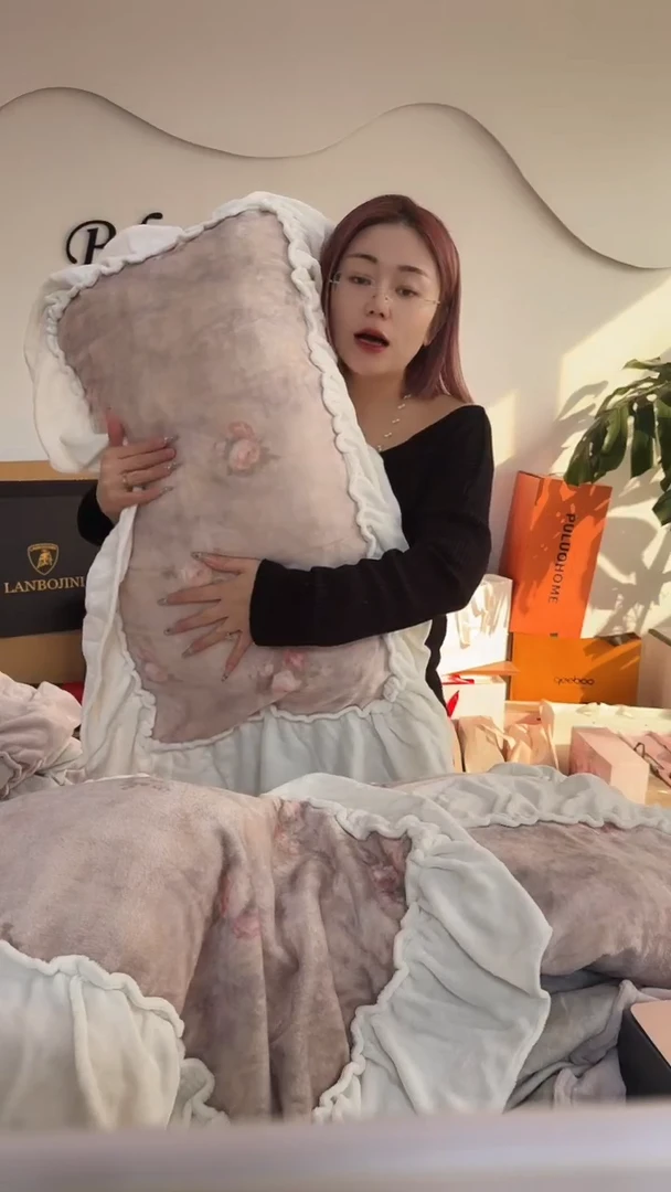 真丝真丝牛奶绒四件套
