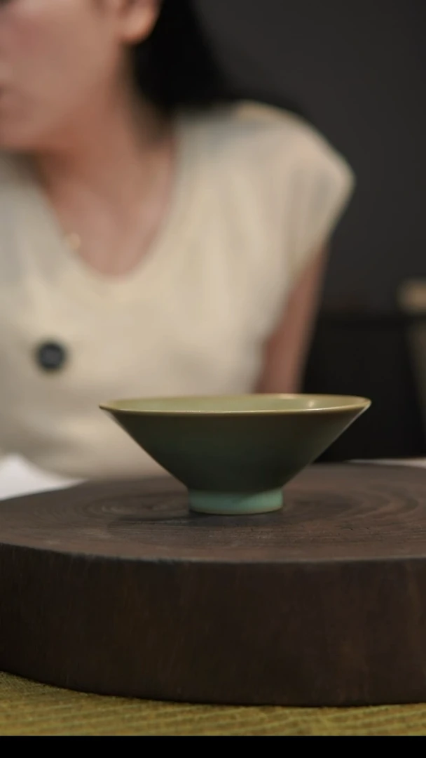 杯子斗笠杯  柴烧全品一级 汝州原产地  原矿老釉