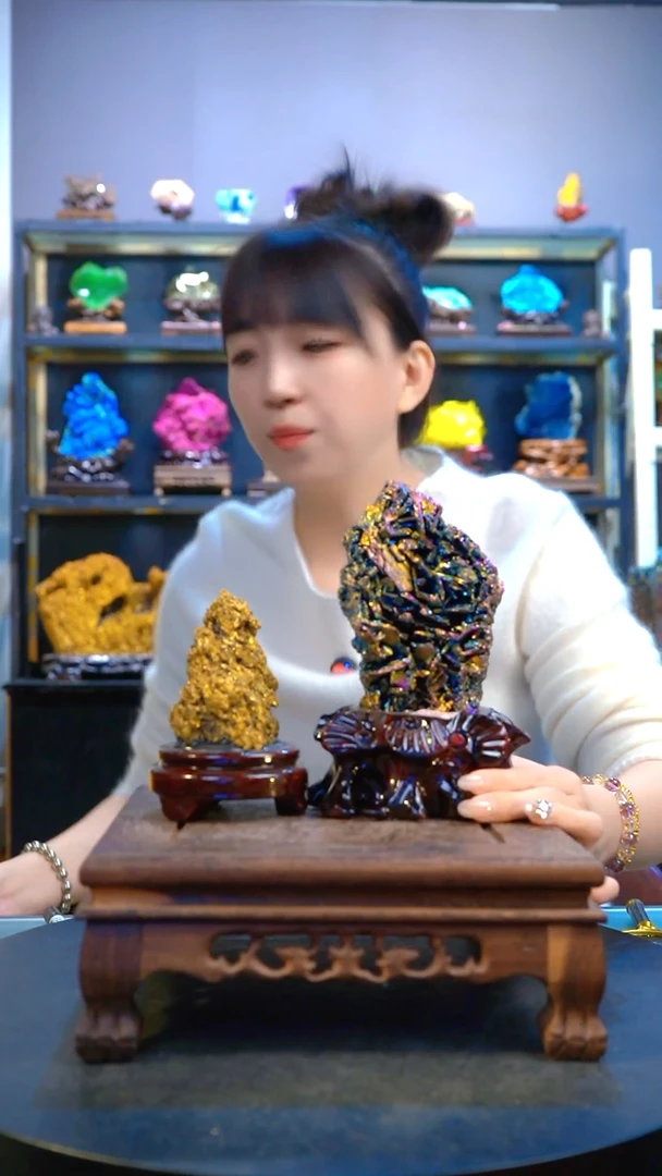 石材海****贸精品矿物晶体摆件